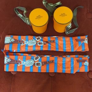 Hermes Silk Twilly pair
